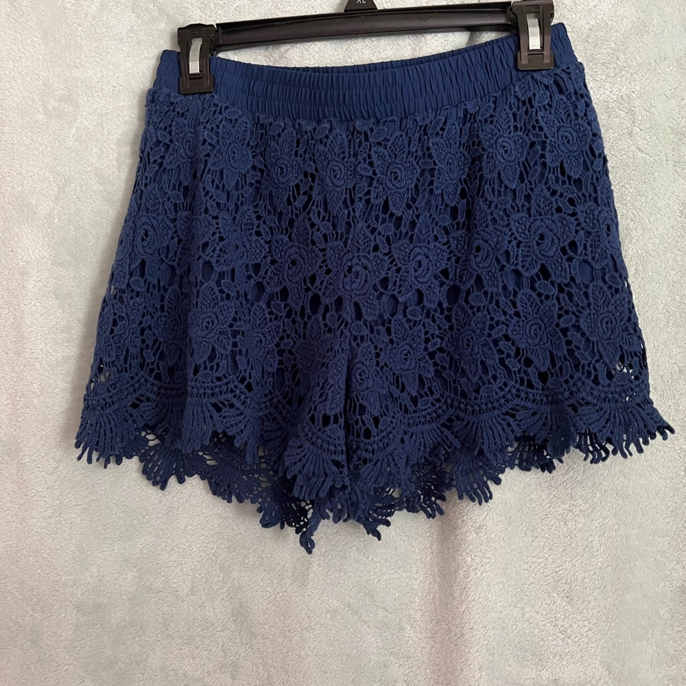 Navy dress shorts